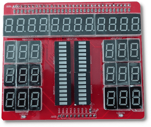 BC7591开发套件数码管显示板